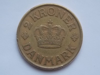 2 KRONER 1925 DANEMARCA foto