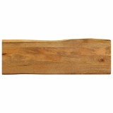 VidaXL Blat masă cu margini, 140x40x3,8 cm, lemn masiv mango