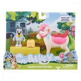 Set 2 figurine, Bluey, Unipony Ride