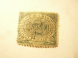 Timbru San Marino 1877 prima emisiune , 2c stampilat ,dantelura imperfecta