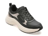 Pantofi sport SKECHERS negri, 177447, din piele ecologica
