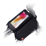 Borseta Cadru Bicicleta P2R TWINNER, cu husa telefon, Negru Ultimate FactoryBikes