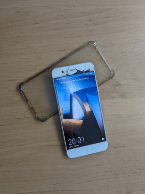 HUAWEI P10 vtr-l29 Placa de baza Carcasa Acumulator Display cu sticla fisurata foto