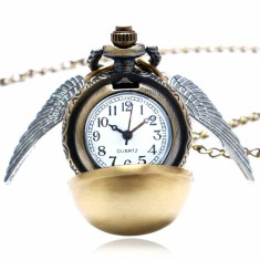 CEAS de buzunar cu lantisor Casual Harry Potter Quidditch Golden Snitch Pocket