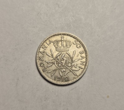 50 bani 1910 foto