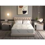 Saltea cu arcuri Pocket HypoallergenicMed Safe Relax HoReCa 90x200, inaltime 25 cm, ortopedica, husa tratament antialergic, fermitate mediu-tare
