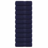 VidaXL Prosoape de săpun 10 buc Albastru marin 360 g/m&sup2; 100% bumbac