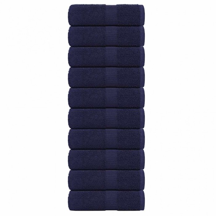 Gossi prosoape de sapun 10 buc albastru marin 360 g/m2 100% bumbac