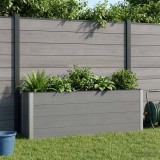 Cumpara ieftin Strat inaltat de gradina 2 buc. Negru 200 x 30 x 72 cm