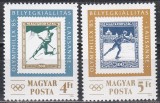 Ungaria 1985 - Expozitia Internat. de Timbre OLYMPHILEX, Sporturi de iarna, MNH, Nestampilat