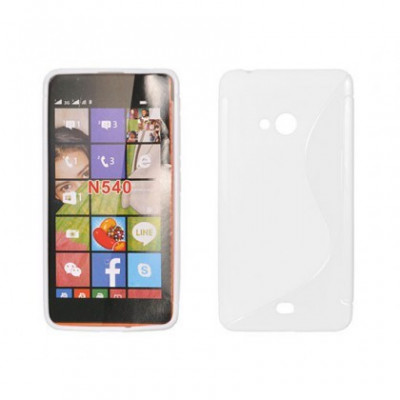 Husa Silicon S-Line Microsoft Lumia 540 Transparent foto