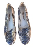 PANTOFI DAMA VINTAGE DIN PIELE DE ȘARPE PITON, ITALIA, MARIME 39