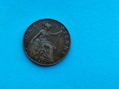 1 Penny 1911 Anglia- foto
