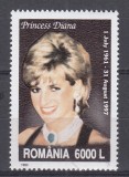 ROMANIA 1999 LP 1498 DIANA PRINTESA DE WALES SERIE MNH