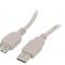 Cablu USB 2.0 3m Bej PVC Conectori Auriti