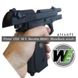 Pistol Beretta M9A1 marca W E CO2 BlowBack airsoft