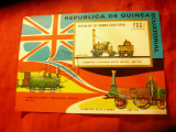 Bloc Guineea Ecuatorial 1972 - Locomotive , stampilat