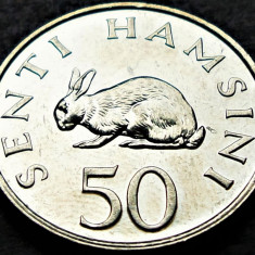 Moneda exotica 50 SENTI HAMSINI - TANZANIA, anul 1989 *cod 669 = UNC