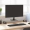 vidaXL Suport de monitor, negru, 80x20x8 cm, sticlă securizată/ metal