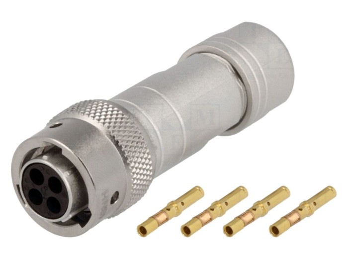 Conector circular mamă IP67 4-PIN