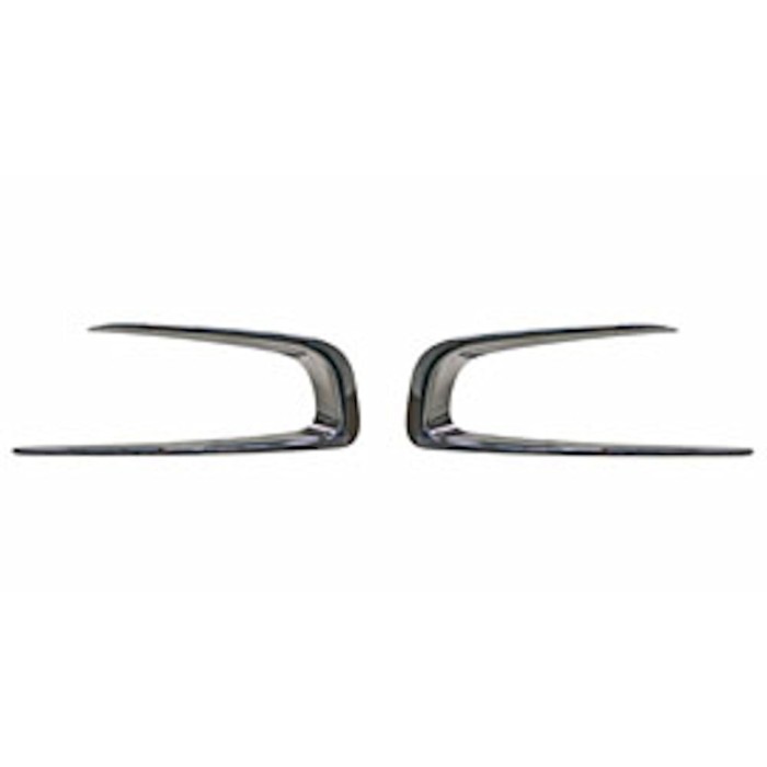 Rama proiectoare ceata Peugeot 2008, 03.2013-, parte montare Suport faruri ceata, set 2buc, stanga+dreapta, 1610144280 cromat, 57L127-9, Aftermarket