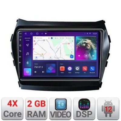 Navigatie HHyundai Santa Fe IX45 2012-2017 A-209 2+32 GB Android Waze USB Navigatie Internet Youtube Radio CarStore Technology foto