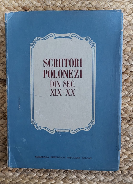 SCRIITORI POLONEZI DIN SECOLUL XIX -XX