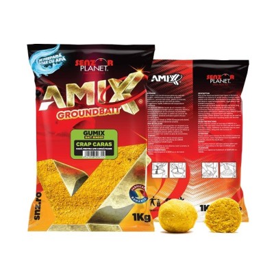 NADA SENZOR GUMIX CRAP CARAS GALBEN 1kg foto