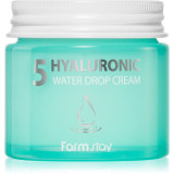 Farmstay Hyaluronic Water Drop Cream cremă pentru față cu acid hialuronic 80 ml