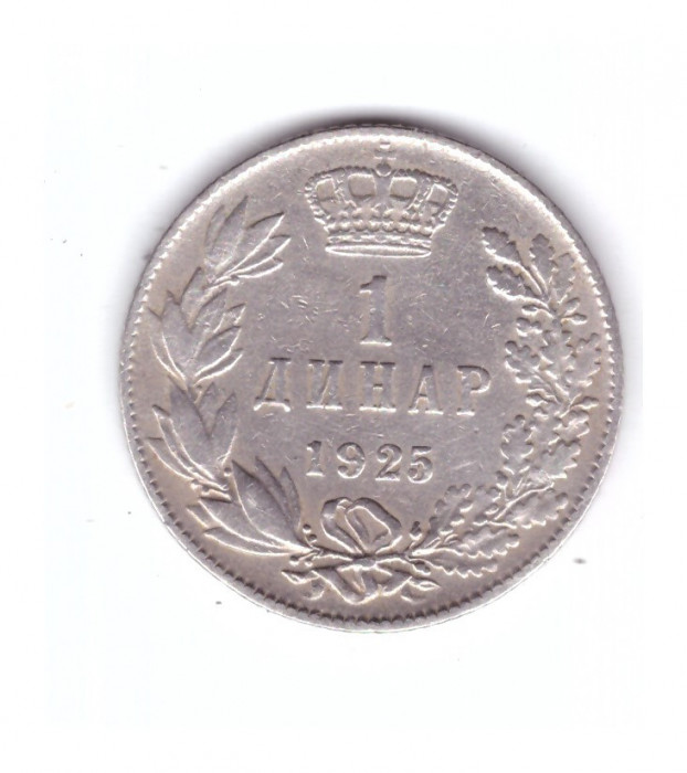 Moneda Yugoslavia 1 dinar 1925, stare buna, curata