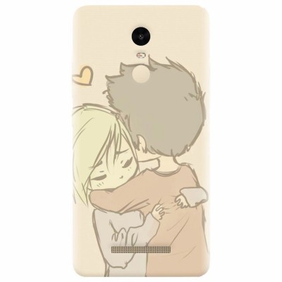 Husa silicon pentru Xiaomi Remdi Note 3, Couple Hug foto