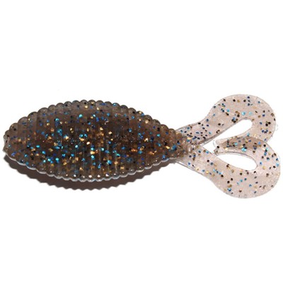 Grub Hide Up Stagger Wide Twintail 2.2&amp;quot;, 115 Cinnamon Blue Gill, 5.6cm, 8buc/pac foto