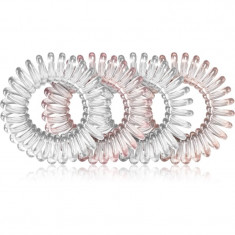Notino Hair Collection Hair rings Elastice pentru par clear and nude 4 buc