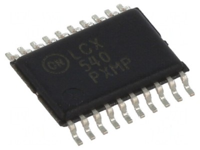 Buffer digital inversor declanșator linie Ch: 8 SMD LCX foto