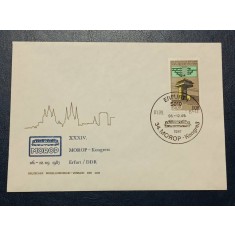DDR 1985 - expo feroviar, FDC