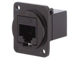 Adaptor FT Cat 5e 8p8c RJ45 soclu, ambele părţi