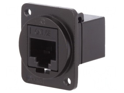 Adaptor FT Cat 5e 8p8c RJ45 soclu, ambele părţi foto