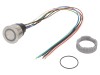 Comutator Capacitiv SCHURTER SPST-NO IP67 Rotund 	22mm LED RGB Cabluri Seria CPS