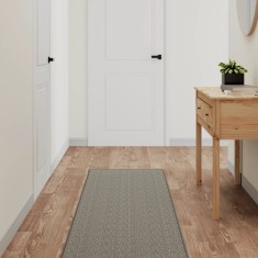 vidaXL Covor traversă cu aspect sisal, argintiu, 50x150 cm foto