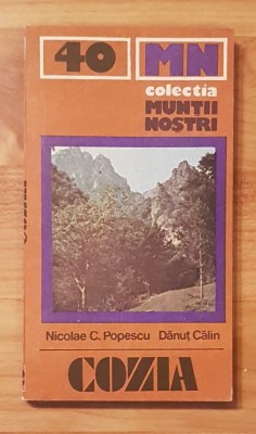 Cozia de Nicolae Popescu + harta. Colectia Muntii Nostri foto