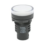 Indicator LED alb 24V AC/DC &Oslash;30 mm pentru semnalizare, Breckner Germany
