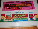 Cumpara ieftin LOT 2 AMBALAJ / ETICHETA VECHI CITRICE -