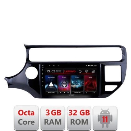 Navigatie Kia Rio 2014-2017 D-504 Octa Core cu Android Radio Bluetooth Internet GPS WIFI DSP 3+32 GB 4G KIT-504 LENOVO LITE CarStore Technology