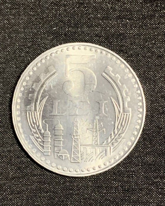 Moneda 5 lei 1978 RSR