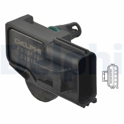 DELPHI PS10132 Senzor, presiune galerie admisie foto