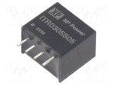 Convertor DC/DC 3W XP POWER, Intrare 4,5-5,5VDC, Ieşire 5VDC, 600mA