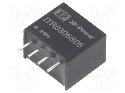 Convertor DC/DC 3W XP POWER, Intrare 4,5-5,5VDC, Ieşire 5VDC, 600mA foto