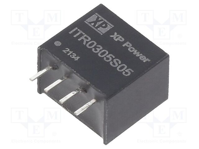 Convertor DC/DC 3W XP POWER, Intrare 4,5-5,5VDC, Ieşire 5VDC, 600mA