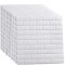Set 20 x Tapet 3D Autocolant alb, design caramida, rezistent la apa, 70cm x 77cm x 6 mm,