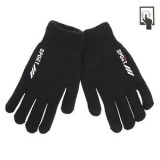 Mănuși tricotate negre pentru ecrane tactile &ndash; Accesoriu de iarnă, CMCLASS